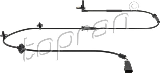 TOPRAN 119 595 Lagring radiator