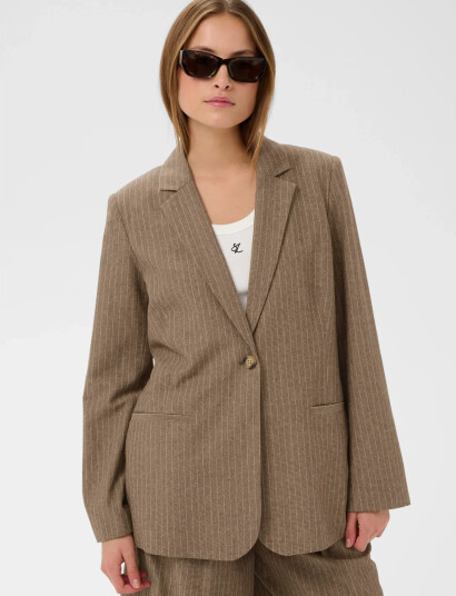 Soaked in Luxury Slginevra Blazer Brown M