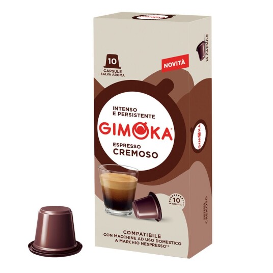 Nespresso Gimoka Cremoso til Nespresso. 10 kapsler