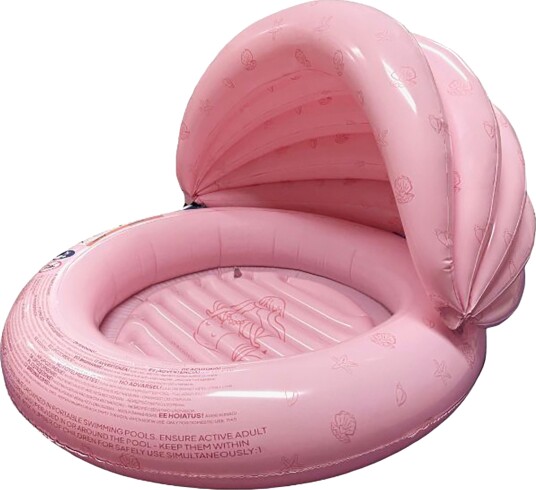 Swim Essentials Barnebasseng med Solbeskyttelse 100 cm Sea Pearl Swim Essentials Barnebasseng med Solbeskyttelse 100 cm Sea Pearl