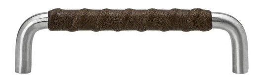 Håndtak Beslag Design SS-A Rustfritt/Lær 339640-11