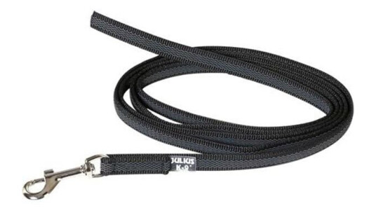 Julius-K9 C&G Super-Grip Leash Black/Grey 20Mm/2.0M Without Handle