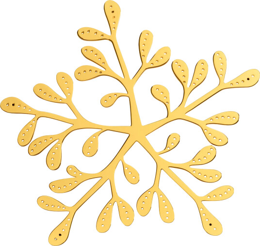 Cooee Design Mistletoe gryteunderlag Ø20 cm Messing Cooee Design Mistletoe gryteunderlag Ø20 cm Messing
