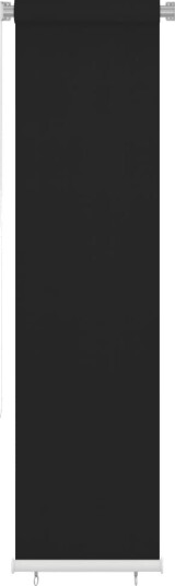 vidaXL Utendørs rullegardin 60x230 cm svart HDPE