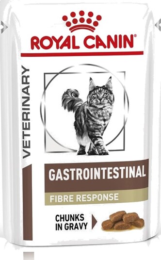 Royal Canin Veterinary Diet Våtfôr Veterinary Feline Gastrointestinal Fiber Response I Saus 48 X 85 G