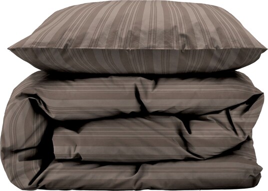 Södahl Sengetøy 140x220 cm 100% damaskvevd bomullssatin Södahl Noble Brun