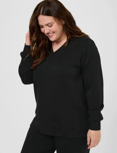 Kaffe Curve Kcannita Sweatshirt - Black - M