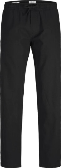 Jack & Jones Bukser jpstKane jjSummer Linen Blend Jogger Svart