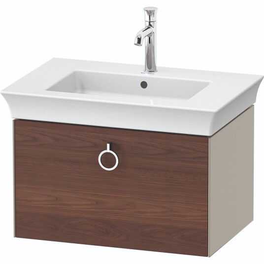Duravit White Tulip Servantskap 1 skuff 68,4x45,8x41 cm Valnøtt/Taupe Matt