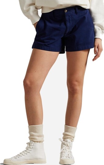 Polo Ralph Lauren 20/1 Cotton Twill Wvn Shorts Blue 42