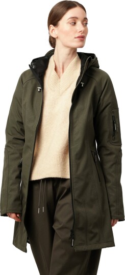 Ilse Jacobsen Long Raincoat Green 46