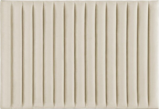 Rakel Sengegavl 160cm - Beige/Fløyel