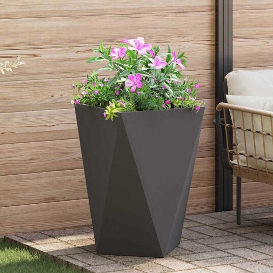 vidaXL Plantekassed Svart 50 x 50 x 75 cm Stål vidaXL Plantekassed Svart 50 x 50 x 75 cm Stål