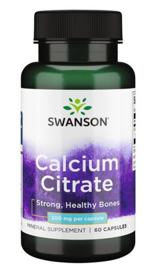 Swanson Calcium Citrate - 60 Kapsler Swanson Calcium Citrate - 60 Kapsler
