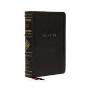 Nelson, Thomas NKJV, Personal Size Reference Bible, Sovereign Collection, Leathersoft, Black, Red Letter, Comfort Print (0785264906)