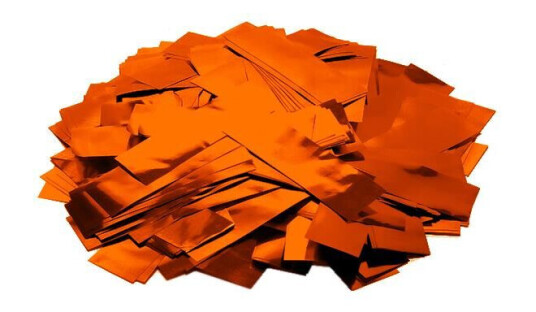 Tcm Fx Metallic Konfetti Rektangulær 55x18mm Oransje 1kg