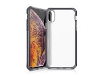 ITSKINS HYBRID // FROST MKII - Baksidedeksel for mobiltelefon - polykarbonat, termoplast-polyuretan (TPU) - svart, gjennomsiktig - for Apple iPhone XS Max