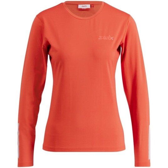 Swix Women's Pace NTS Long Sleeve Baselayer Top L, Cayenne