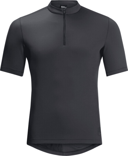 Jack Wolfskin Men's Bike Commute Half Zip T-Shirt Grå S Man Jack Wolfskin Men's Bike Commute Half Zip T-Shirt Grå S Man