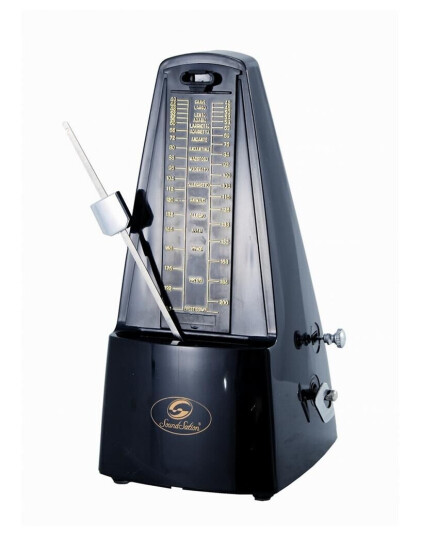 Soundsation Mm-10p-B Metronom Mekanisk M. Klokke, Svart