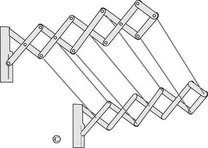 Erics Industrier Ruck Zuck Tørkehenger 600 mm, 25 kg bærekraft Erics Industrier Ruck Zuck Tørkehenger 600 mm, 25 kg bærekraft