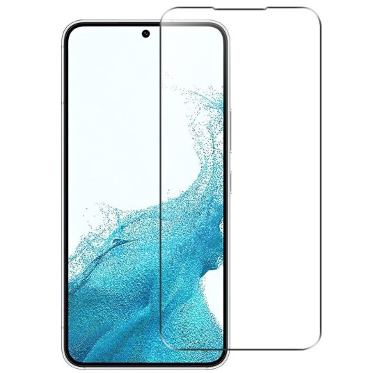 INCOVER Samsung Galaxy A54 (5G) Herdet Glass Skjermbeskytter - Case Friendly - Gjennomsiktig m. Svart Kant