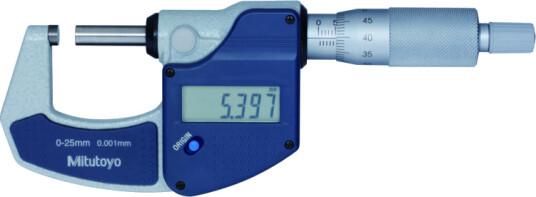 Mitutoyo Digimatic Mikrometer 293-821-30 Utvändig 0-25mm, 0,001mm, Hårdmetallbelagd Mitutoyo Digimatic Mikrometer 293-821-30 Utvändig 0-25mm, 0,001mm, Hårdmetallbelagd