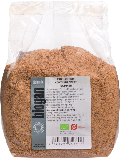 Biogan Kokoblomst Sukker Ø 500g