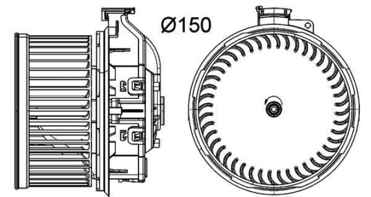 Kupévifte MAHLE ORIGINAL AB 259 000P