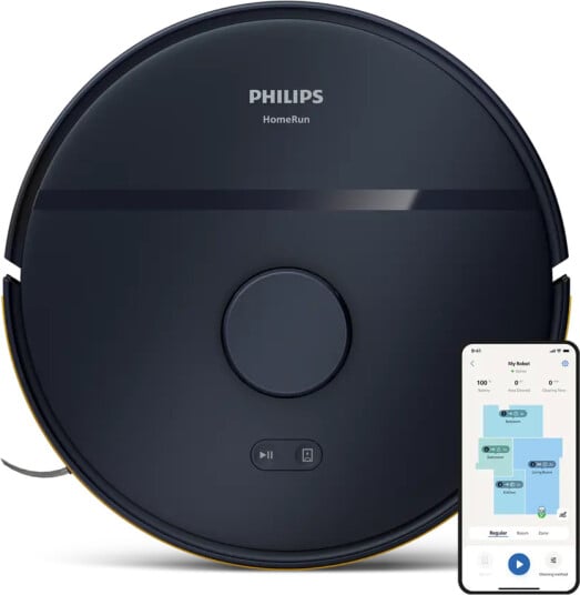 Philips XU2000 Robotstøvsuger med 0.38 liter beholder Mørkeblå