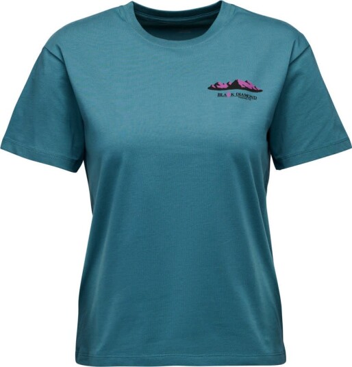 Black Diamond Women"s Mountainscape Short Sleeve Tee Creek Blue S