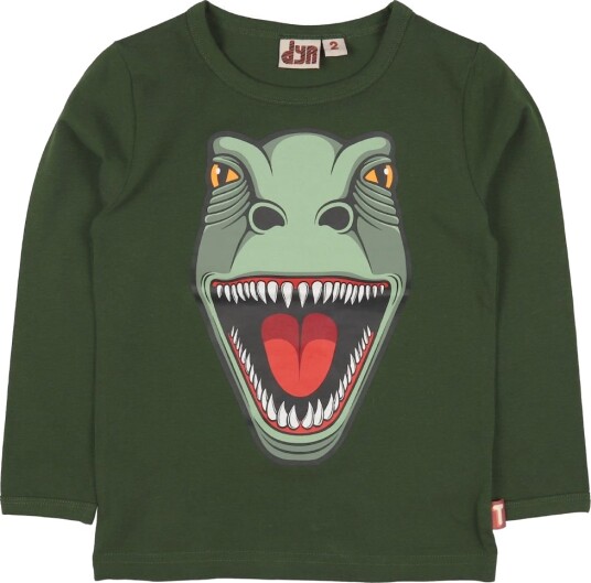 DYR Genser DYR Brøl Grønn m. Dinosaur DYR 8 år 128 Genser
