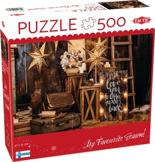 Tactic 500 pcs puzzle: Christmas decorations