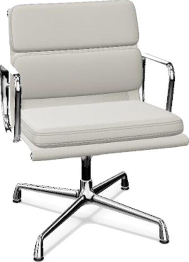 Vitra Soft Pad EA 208 kontorstol med svingbar sement/ Krom
