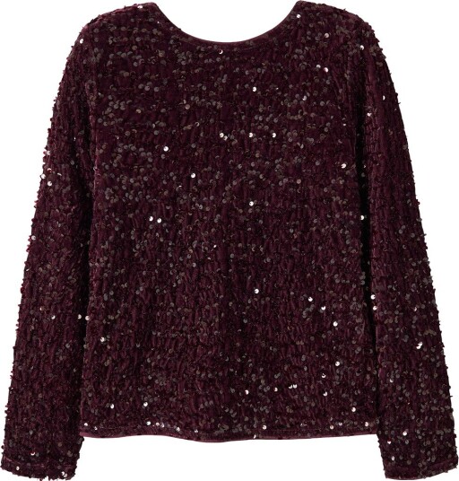 Name It Nkfrusitta Ls Bow Blouse Barneklær Catawba Grape 134-140