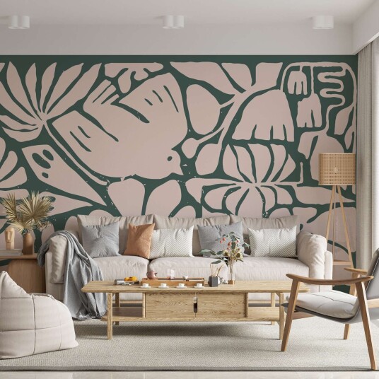 Namly Design Tapet Fugl og Bladdesign WPPRSS2279534339