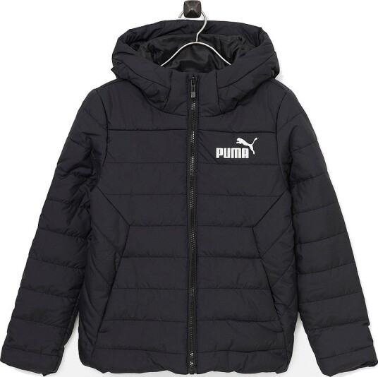 Puma Jakke ESS Hooded Padded Jacket Svart Puma Jakke ESS Hooded Padded Jacket Svart