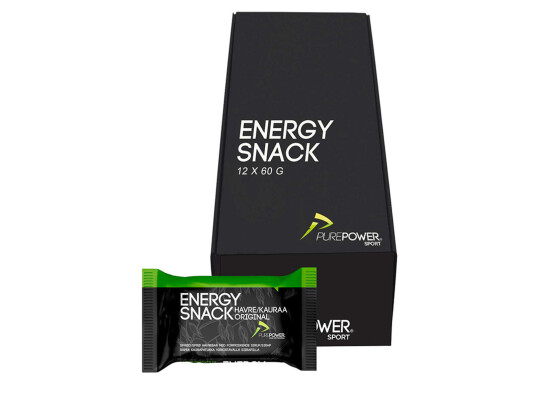 PurePower Energy Snack energibar original 60 g. 12 stk