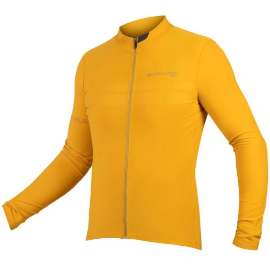 Endura PRO S/L langermet sykkeltrøye yellow mustard herre