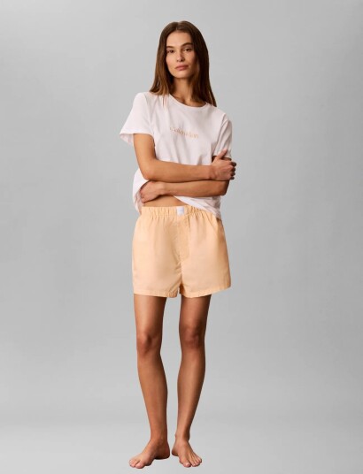 Calvin Klein S/S Tee Short Set CoraL Calvin Klein S/S Tee Short Set CoraL