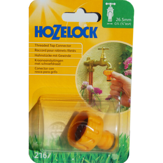 HOZELOCK KRANKOPLING MED BSP GJENGER 19MM