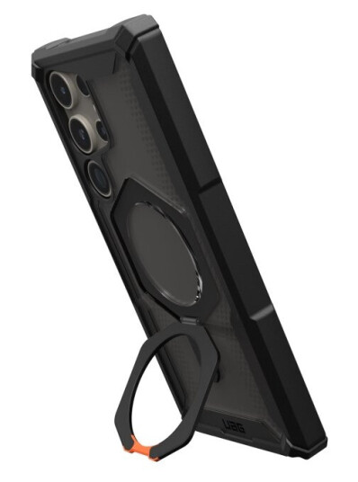 Uag Plasma Xte - Baksidedeksel For Mobiltelefon - Magsafe-Samsvar - Svart / Oransje - For Samsung Galaxy S24 Ultra