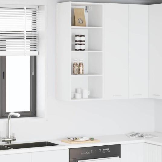 Hengende skap Riga Hvit 40 x 29,5 x 100 cm Konstruert tre