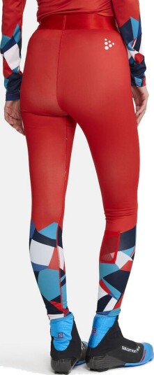 CRAFT NOR ADV Nordic Ski Club Tights Dame Blaze/Bright Red XXL
