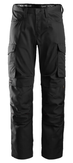 Snickers Workwear 6801 Arbeidsbukse svart, knebeskyttelseslomme Svart, Klær