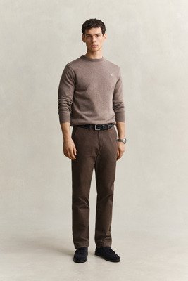 Gant Classic Regular Chinos Brown 33 x 30 Gant Classic Regular Chinos Brown 33 x 30