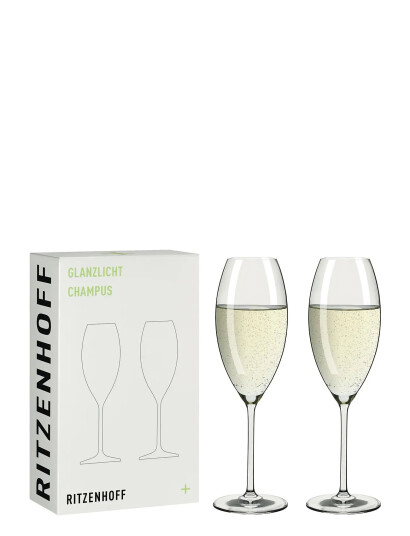 Ritzenhoff Glanzlicht Champagneglas 2-P - Nude - 32.5 CL