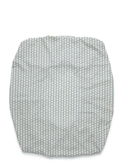 MarMar Cotton Percale Home Floral Stripe Changing Cushion Cover