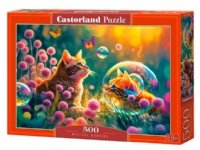 Castor Castorland Puzzle 500 brikker Cat magisk morgen