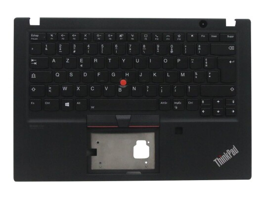 Lenovo Lite-On - erstatningstastatur for bærbar PC - med NFC - Fransk - svart - med top cover (black)